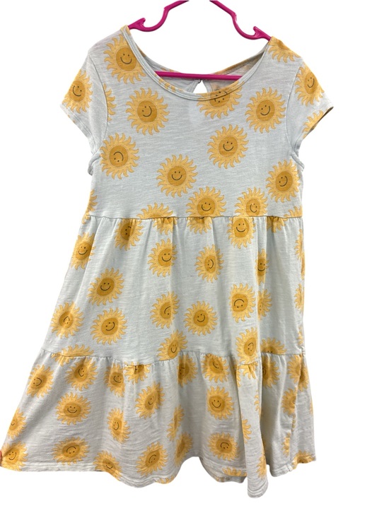 Little Co. By Lauren Conrad Other - Organic Cotton Sun 🌞 Tiered Dress - Yellow Sun Print